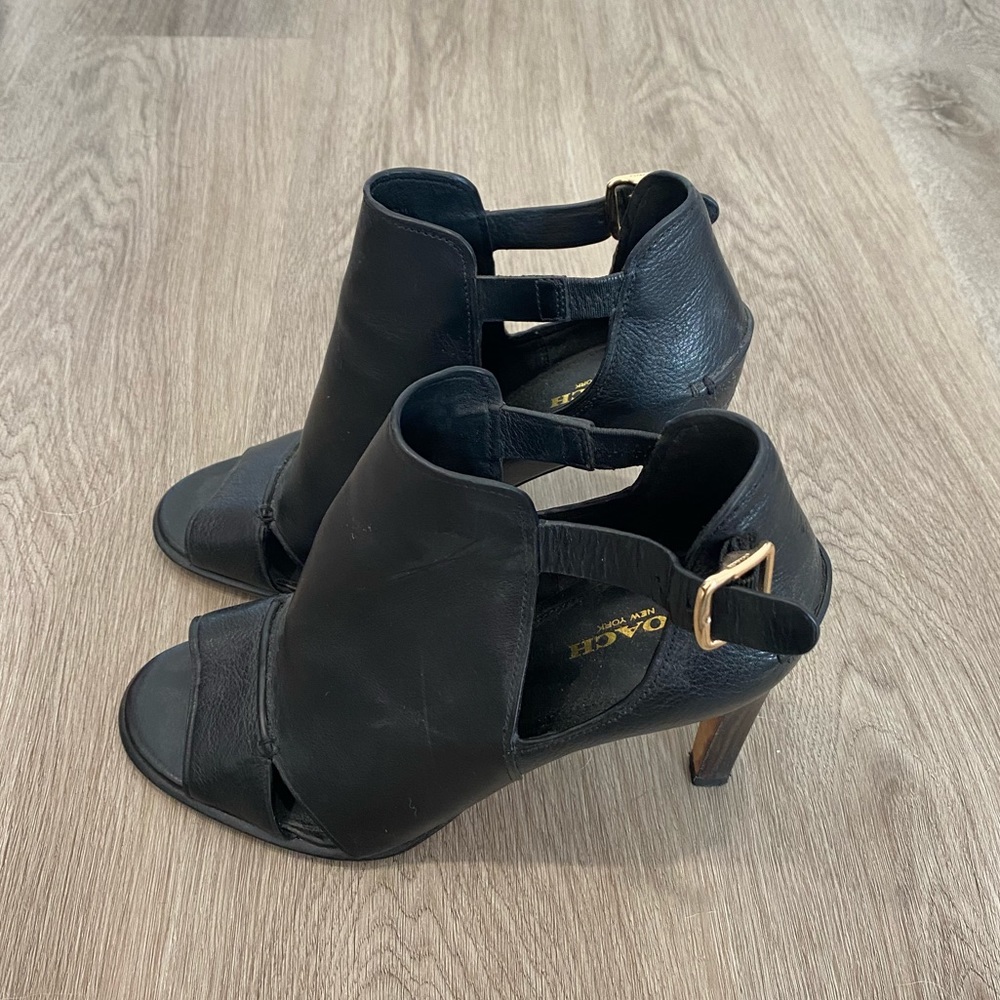 Black Coach Heels